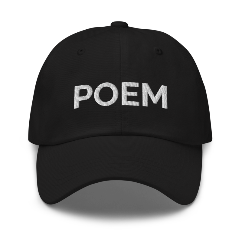 Poem Hat - Black