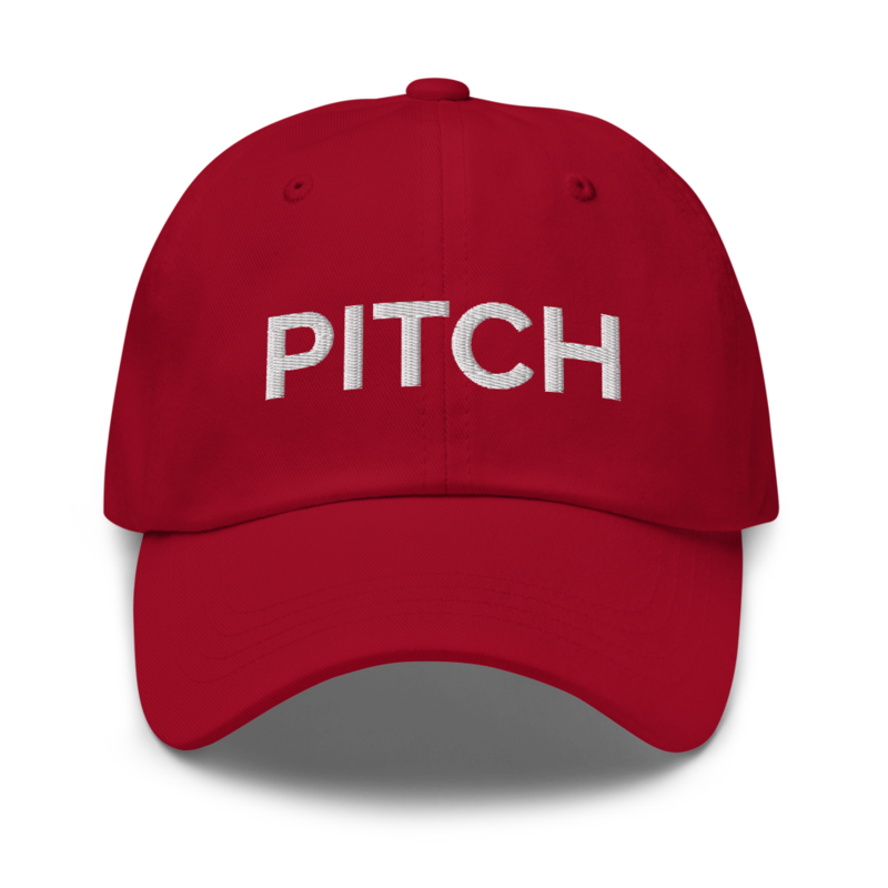 Pitch Hat - Cranberry