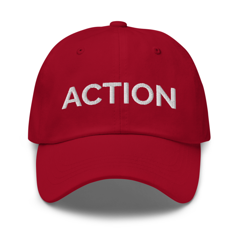 Action Hat - Cranberry