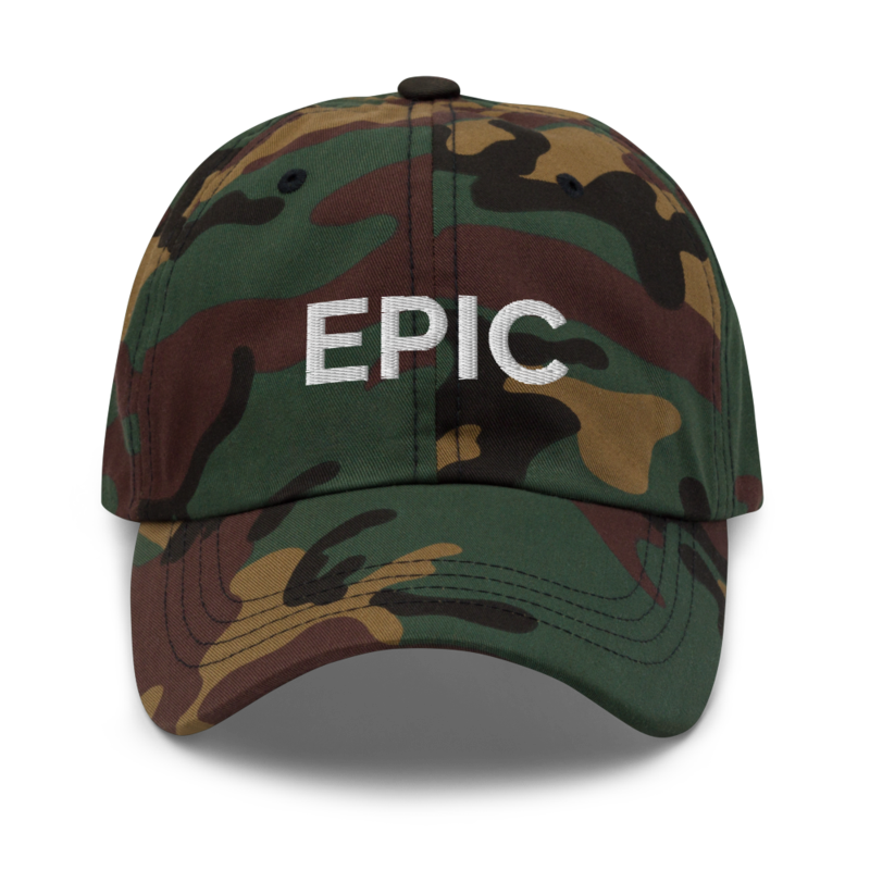 Epic Hat - Green Camo