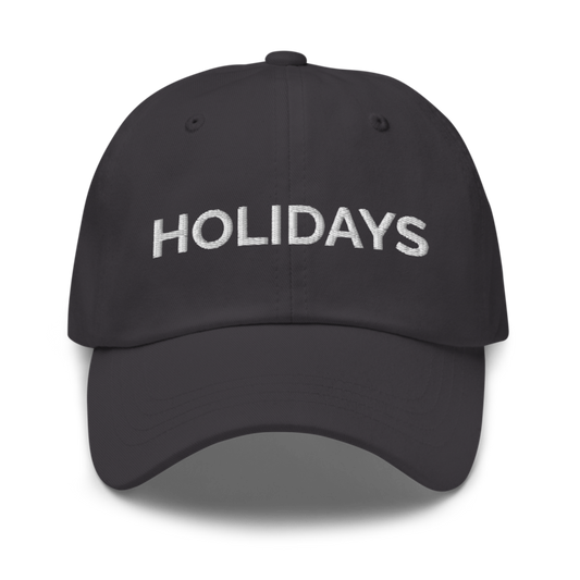 Holidays Hat - Dark Grey