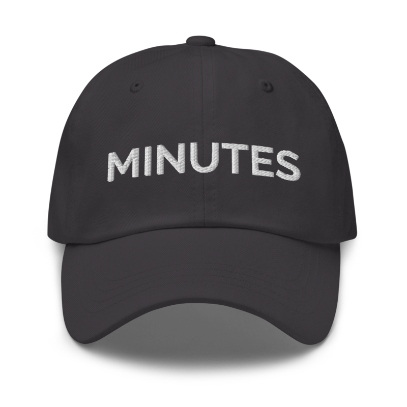 Minutes Hat - Dark Grey