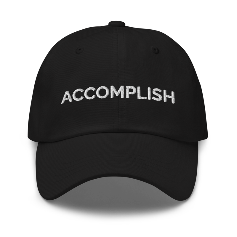 Accomplish Hat - Black