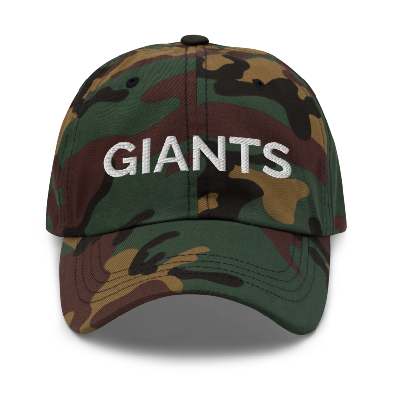 Giants Hat - Green Camo