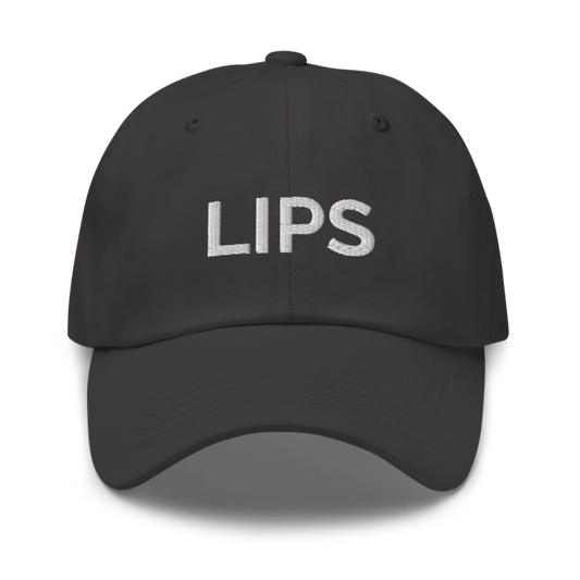 Lips Hat - Dark Grey