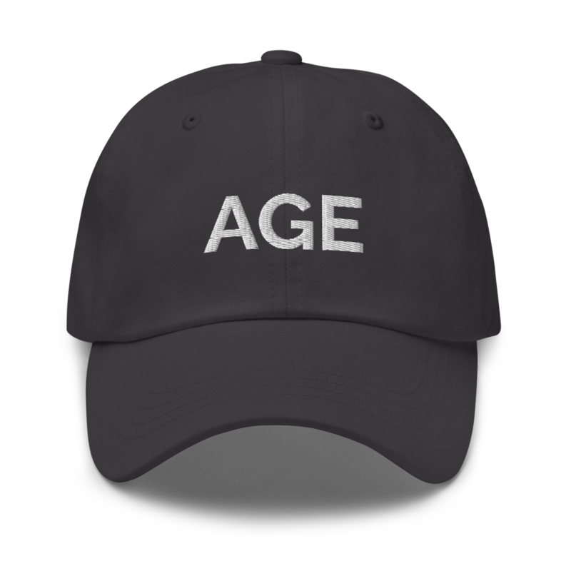 Age Hat - Dark Grey