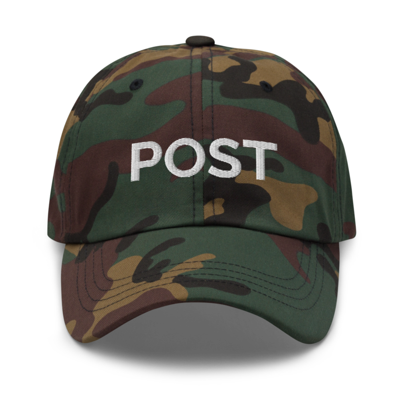 Post Hat - Green Camo