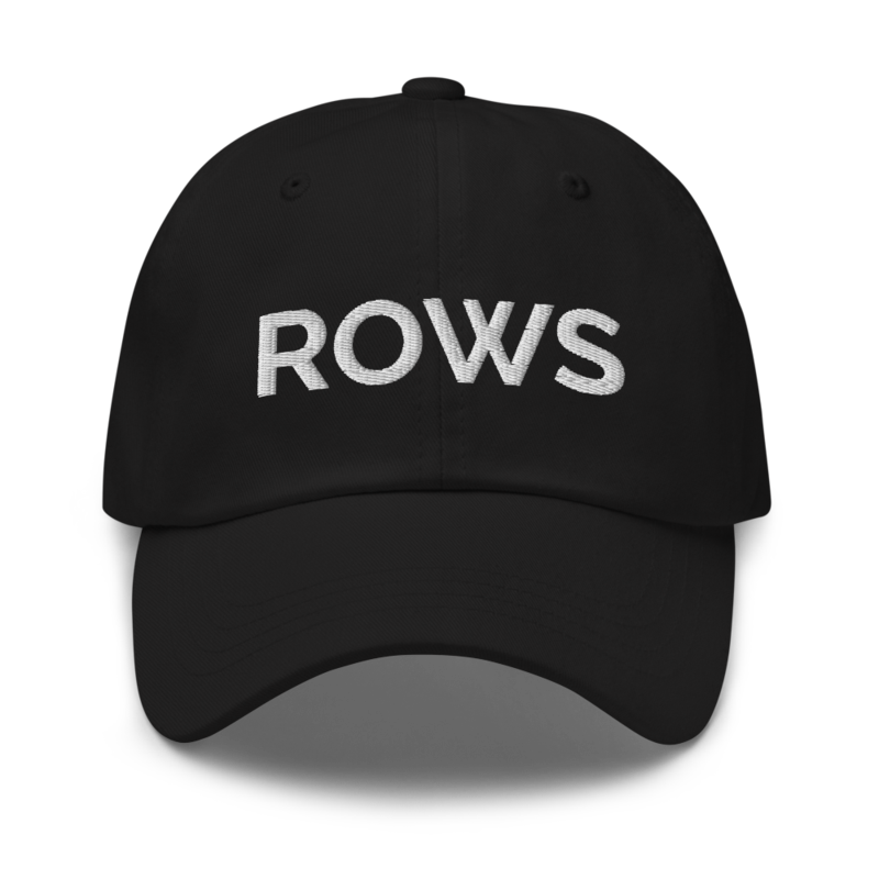 Rows Hat - Black