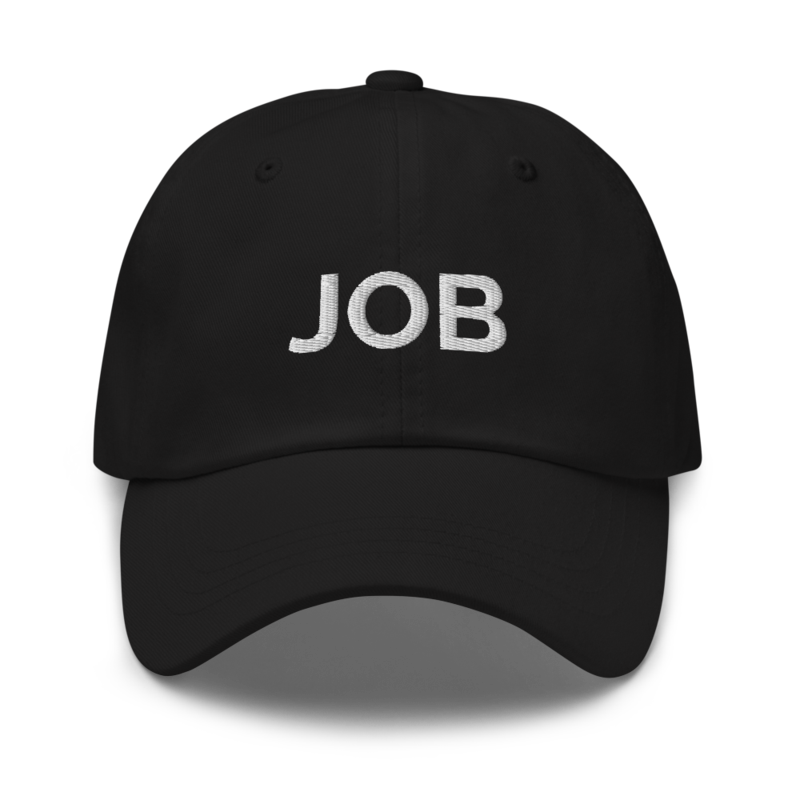 Job Hat - Black