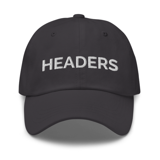 Headers Hat - Dark Grey