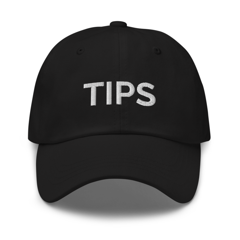 Tips Hat - Black