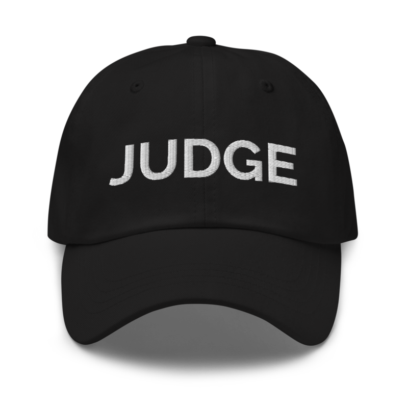 Judge Hat - Black
