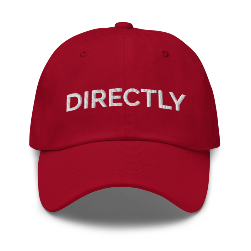 Directly Hat - Cranberry