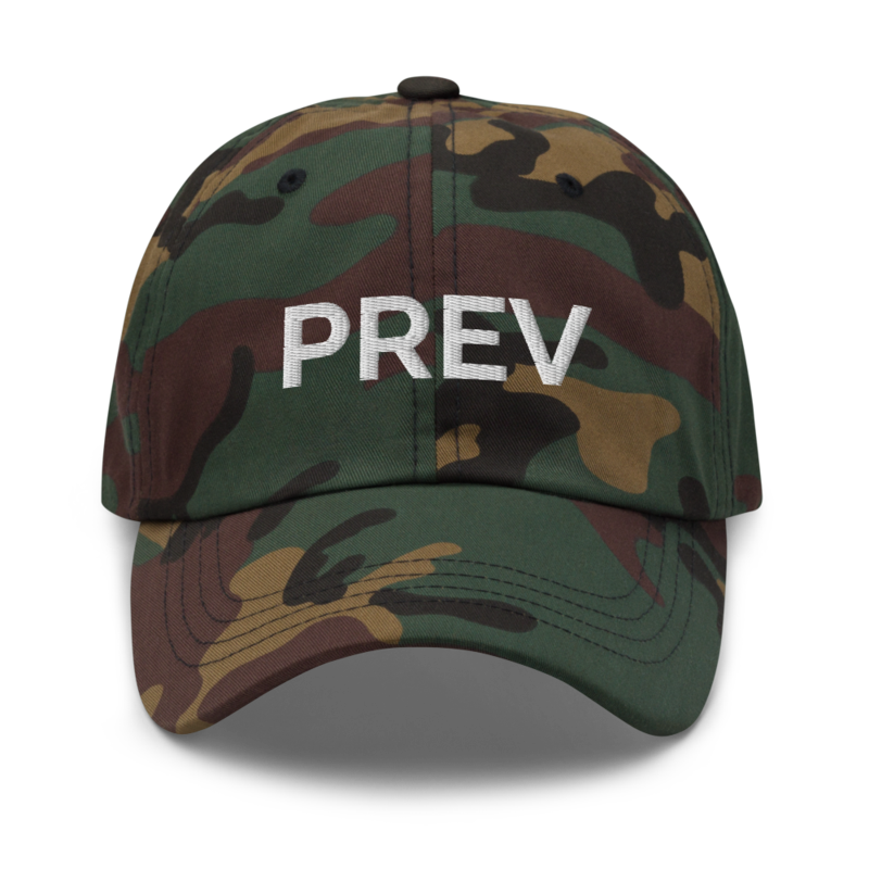 Prev Hat - Green Camo