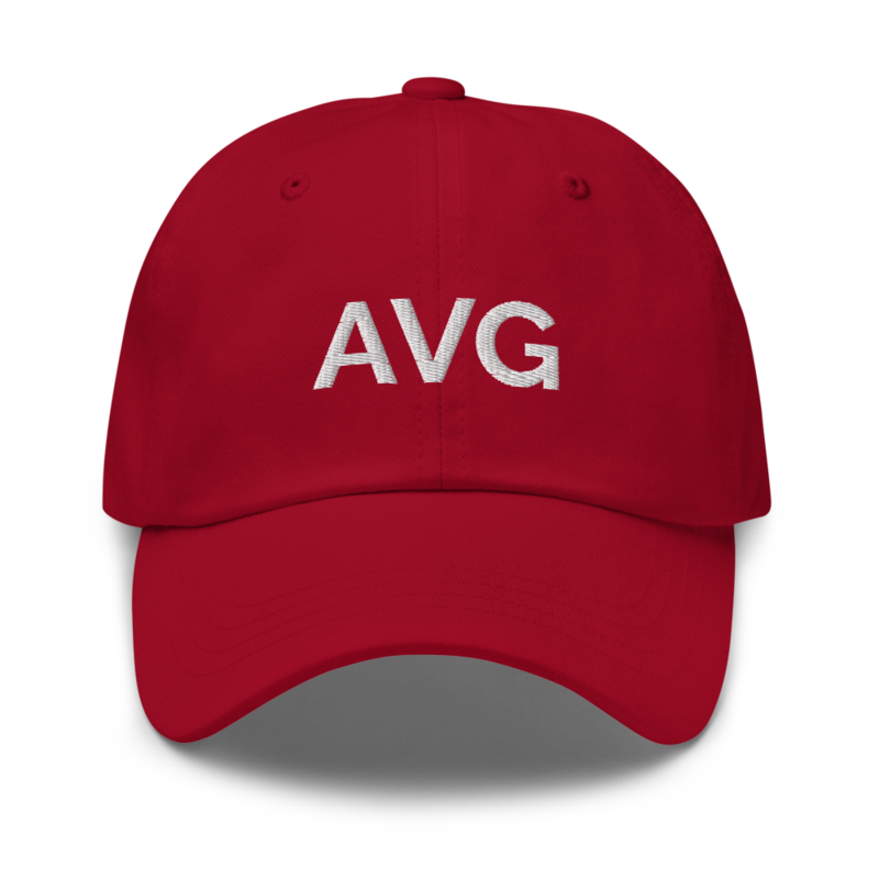 Avg Hat - Cranberry