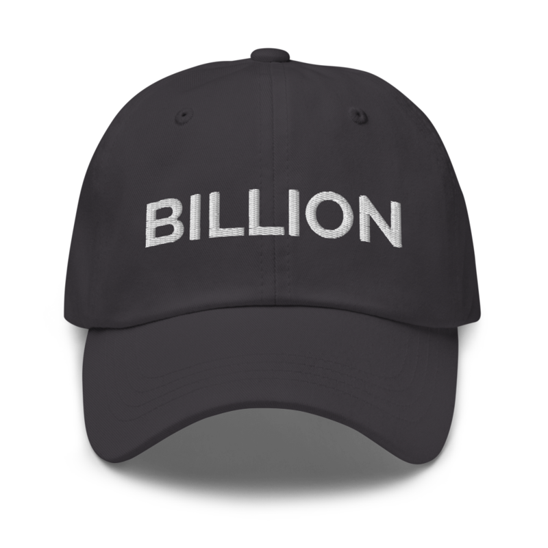 Billion Hat - Dark Grey
