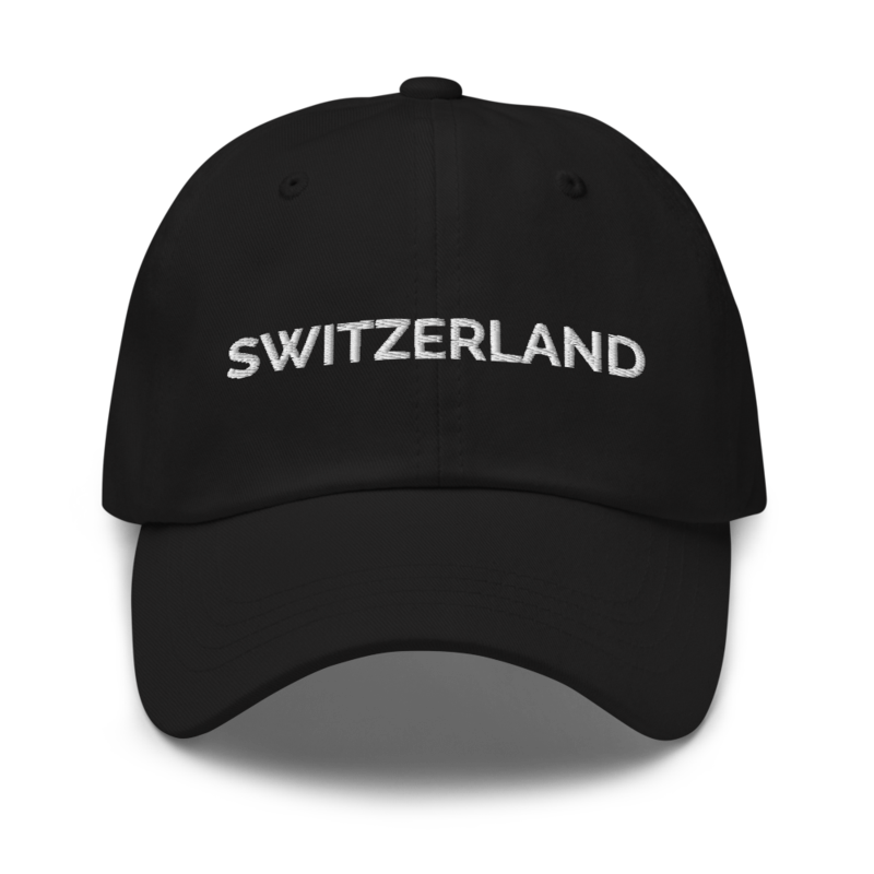 Switzerland Hat - Black