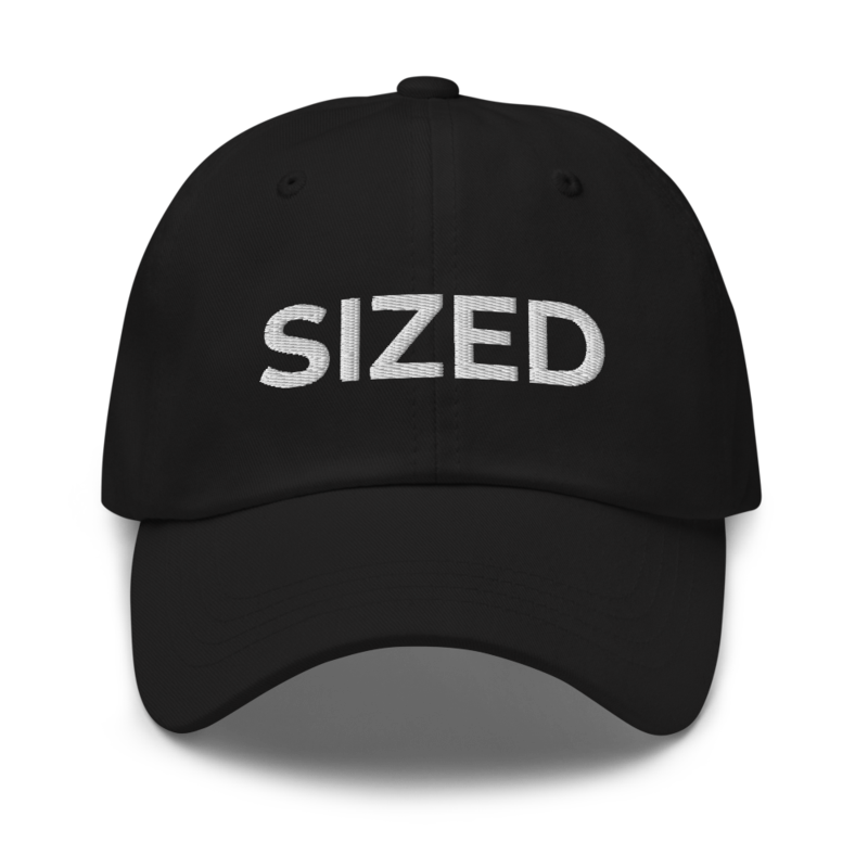 Sized Hat - Black