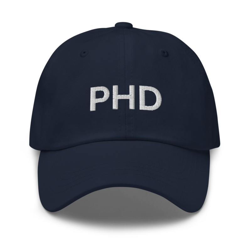 Phd Hat - Navy