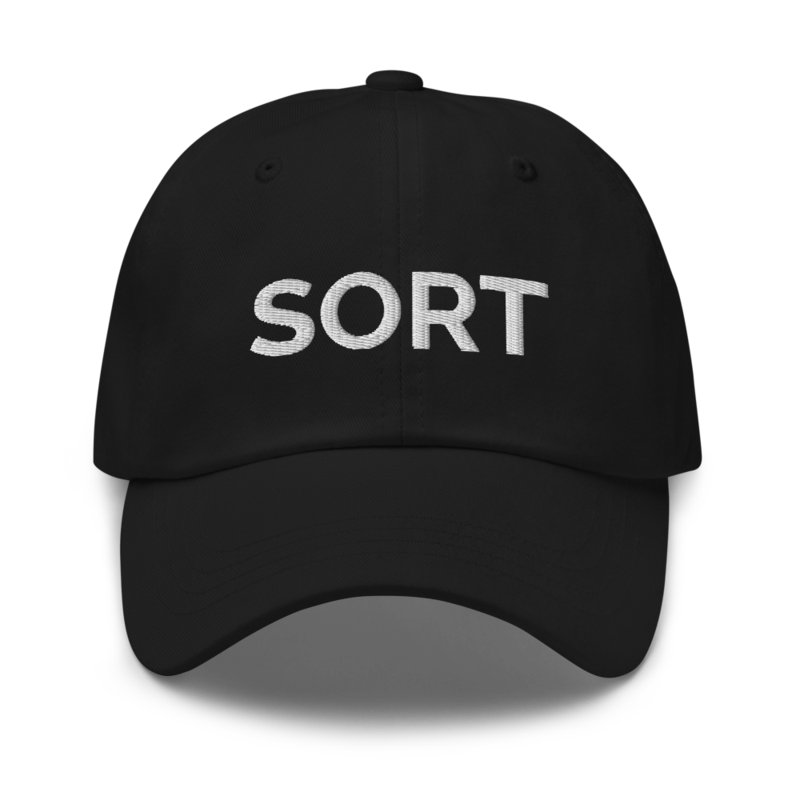 Sort Hat - Black