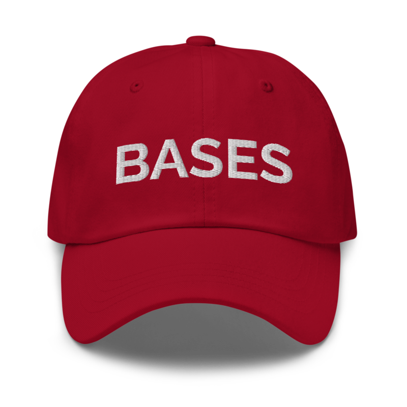 Bases Hat - Cranberry