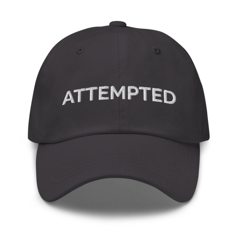 Attempted Hat - Dark Grey