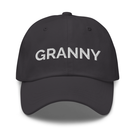 Granny Hat - Dark Grey