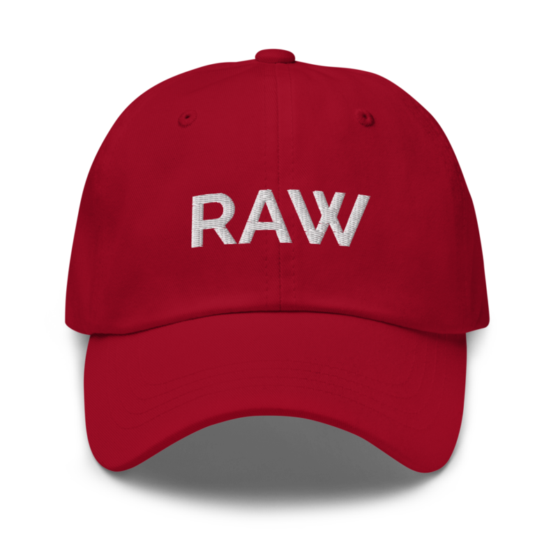 Raw Hat - Cranberry