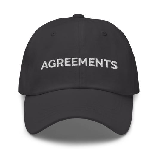 Agreements Hat - Dark Grey