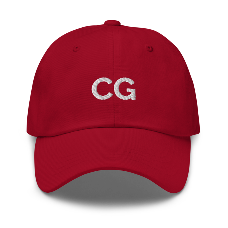Cg Hat - Cranberry