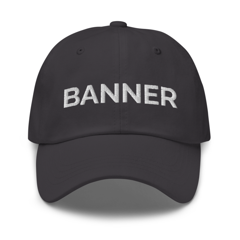 Banner Hat - Dark Grey