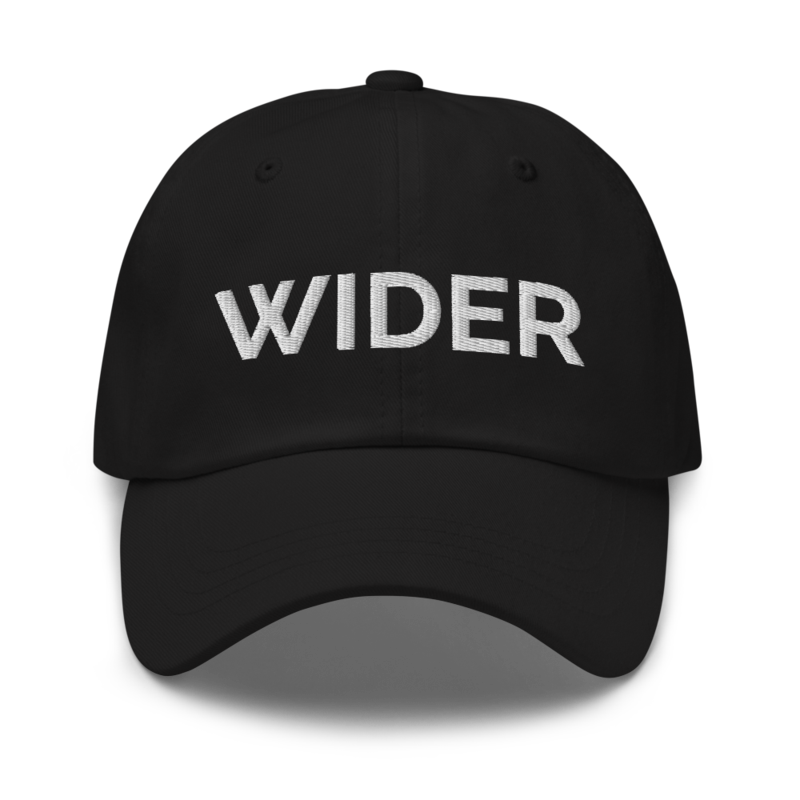 Wider Hat - Black