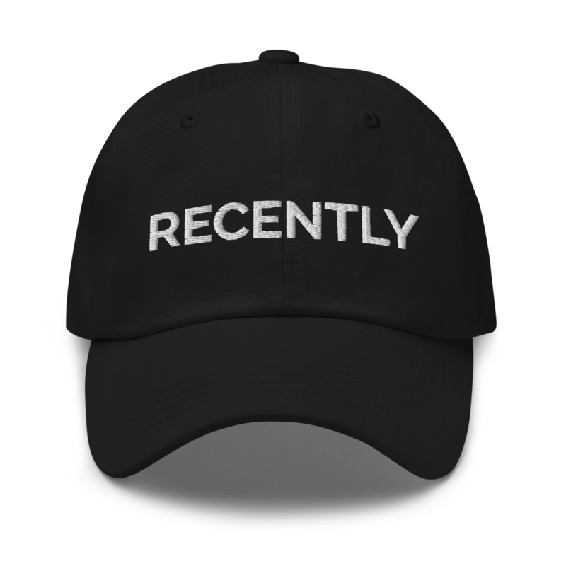 Recently Hat - Black