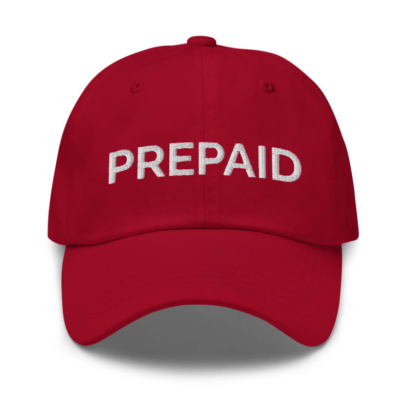 Prepaid Hat - Cranberry