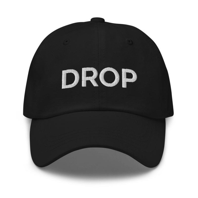 Drop Hat - Black