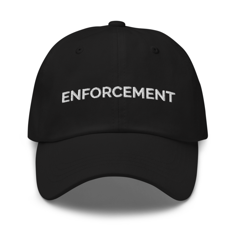Enforcement Hat - Black