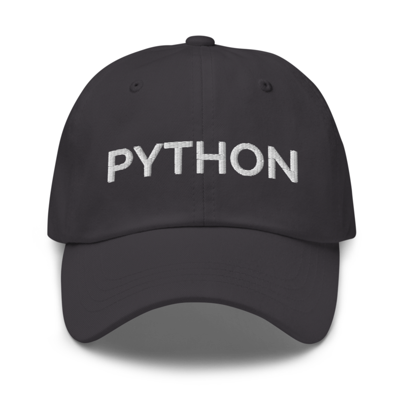 Python Hat - Dark Grey