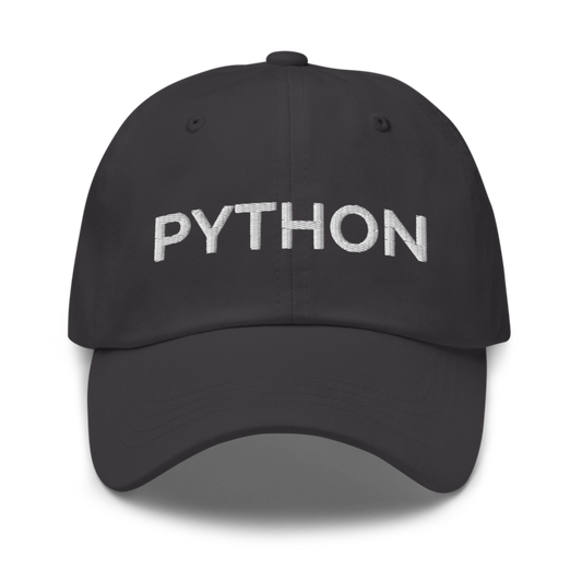 Python Hat - Dark Grey