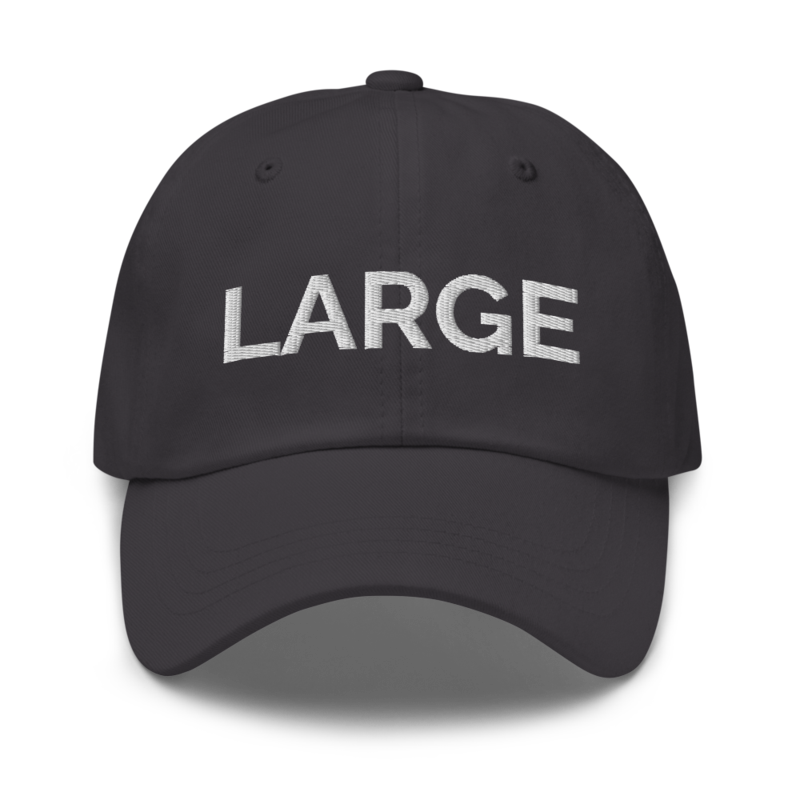 Large Hat - Dark Grey