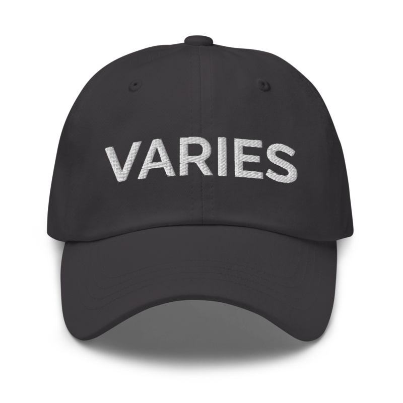 Varies Hat - Dark Grey