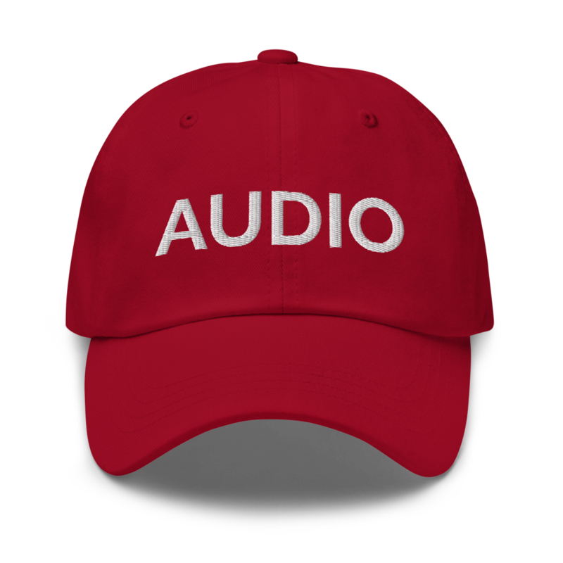 Audio Hat - Cranberry