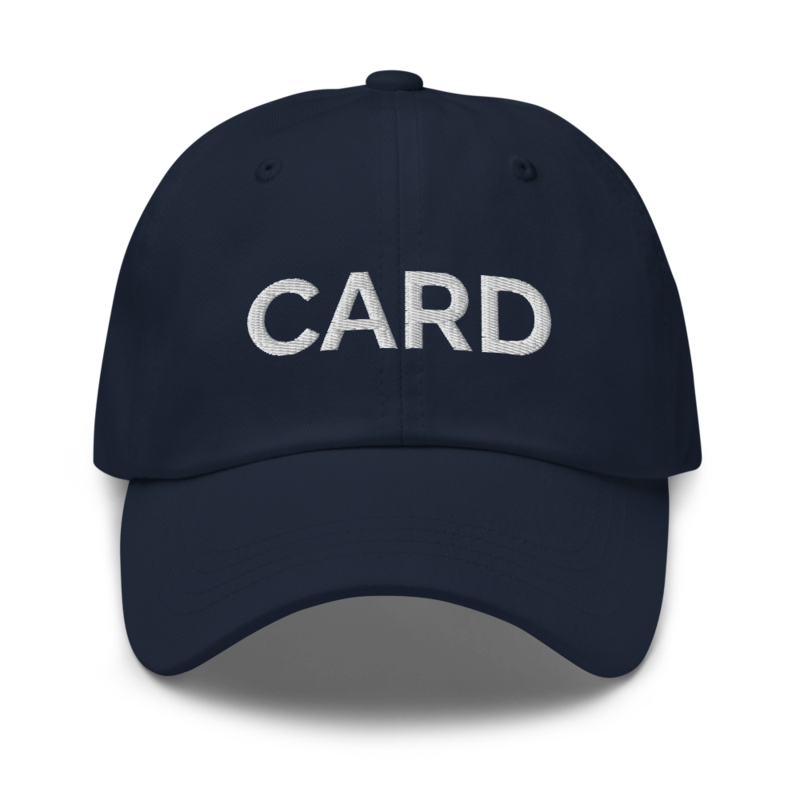 Card Hat - Navy