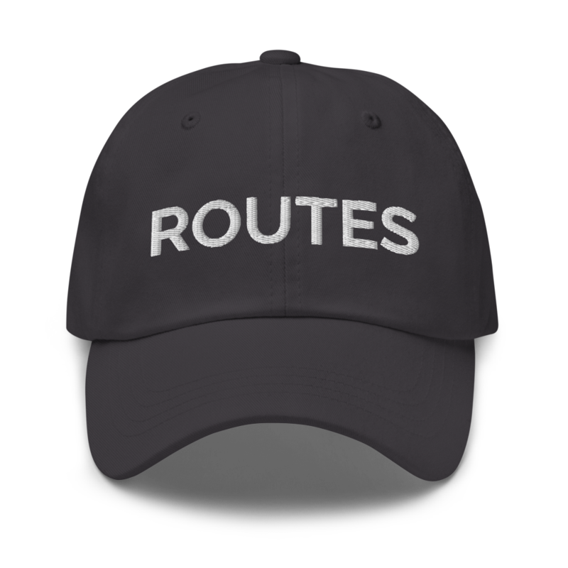 Routes Hat - Dark Grey