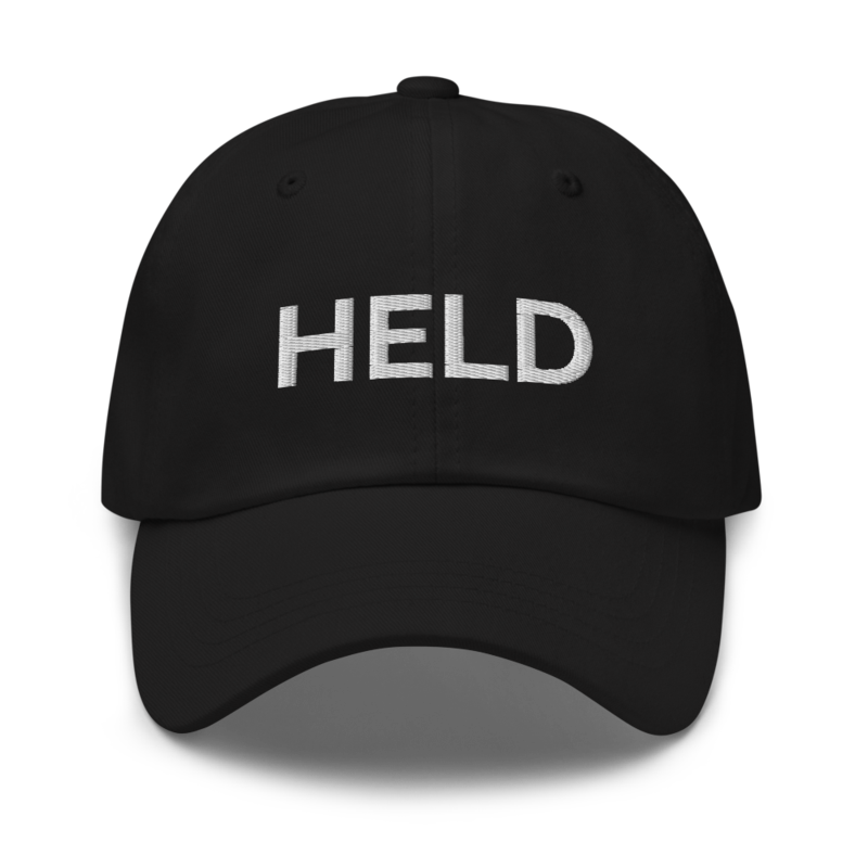 Held Hat - Black