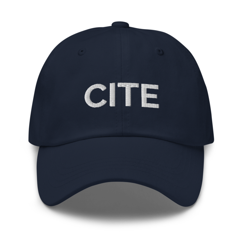 Cite Hat - Navy