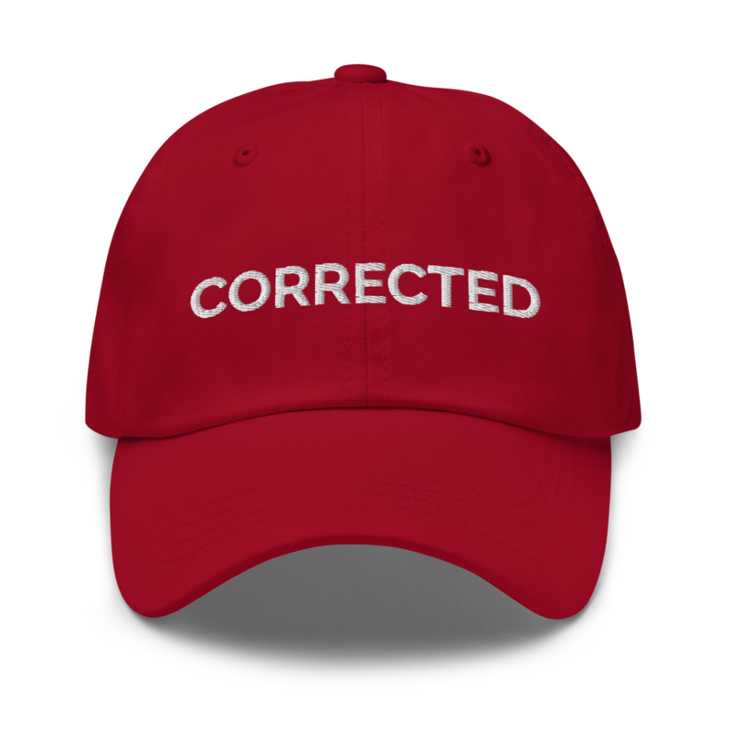 Corrected Hat - Cranberry