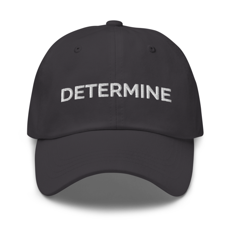 Determine Hat - Dark Grey