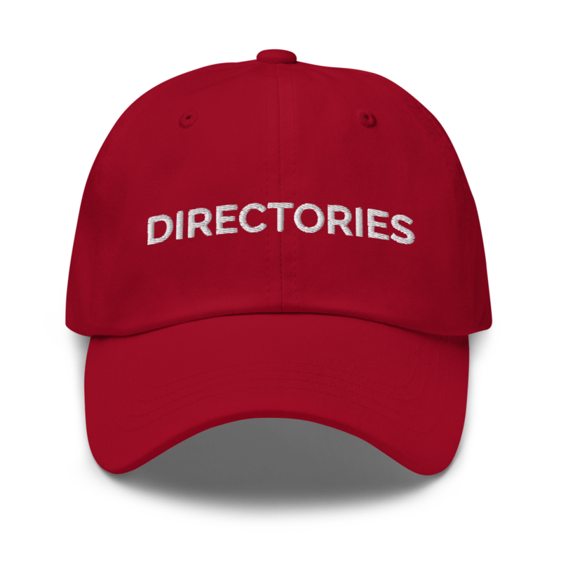 Directories Hat - Cranberry