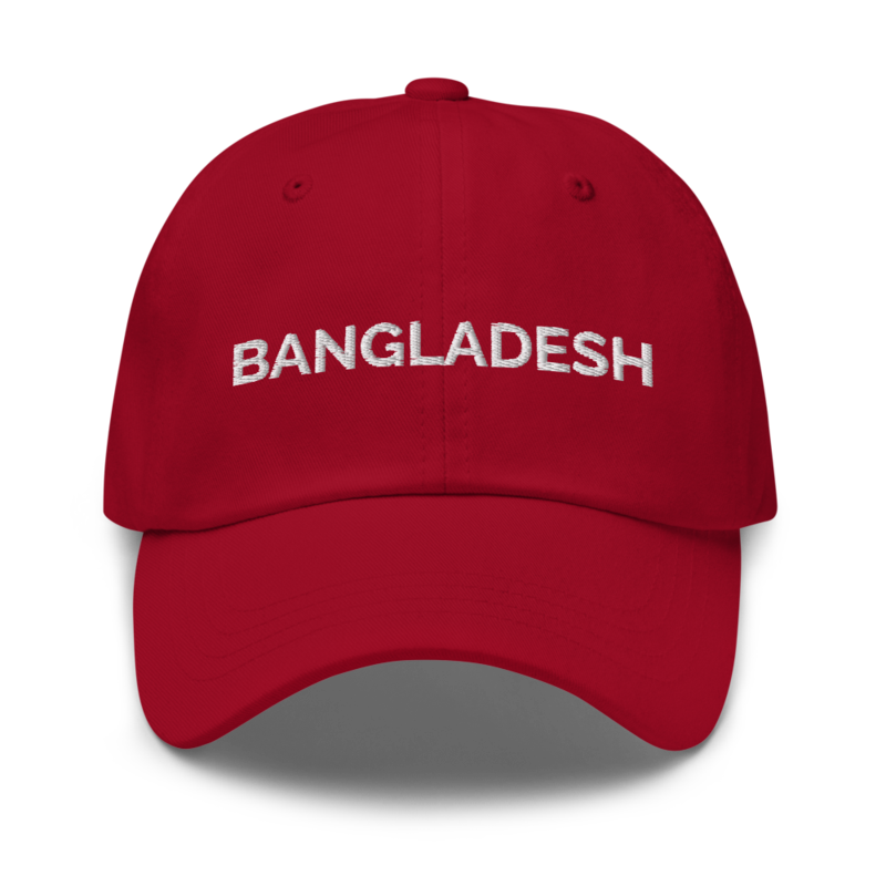 Bangladesh Hat - Cranberry