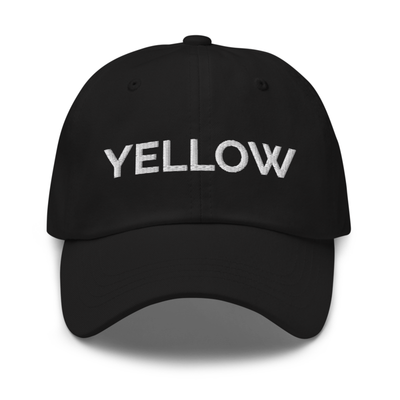 Yellow Hat - Black